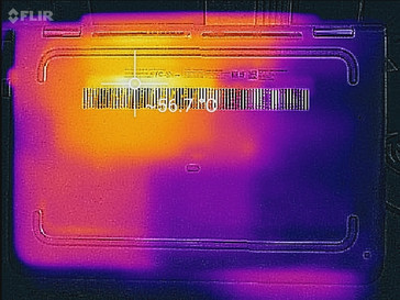 Thermal image of the underside.