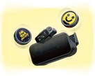 The Insta360 Mic Pro has an E-Ink display that can show logos, emojis, and other images.