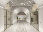The Taj Mahal-inspired workspace features art by local artisans (Image source: NDTV)