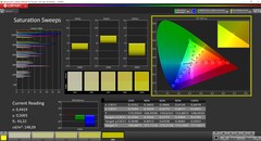 CalMAN saturation calibrated