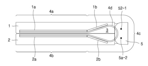 Samsung waterdrop hinge patent from 2016. (Image source: via Naver)