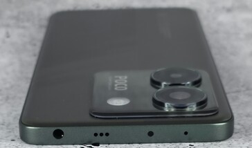 top of the chassis (3.5 mm headphone jack, speaker, IR blaster, microphone)