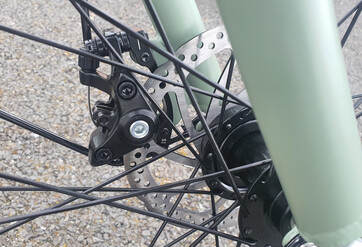 Front disc brake - Touroll B2 e-bike test