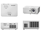 The slightly more expensive Sharp XP-M421W-W laser projector features ECO Mode and Dual HDMI inputs. (Source: Sharp)