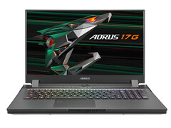 Gigabyte is seemingly testing an AORUS 17G gaming laptop with next-generation Intel processors. (Image source: Gigabyte)