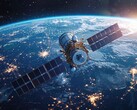 An AI-generated image of a satellite orbiting the Earth. (Image source: Александр Лобач, Adobe Stock)
