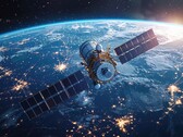 An AI-generated image of a satellite orbiting the Earth. (Image source: Александр Лобач, Adobe Stock)