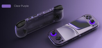 The AYN Odin 3 will be available in Clear Purple. (Image source: AYN)
