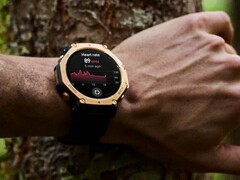 Amazfit’s T-Rex 3 Pro Black Gold (48 mm) smartwatch (pictured) is now available in the US. (Image source: Amazfit)