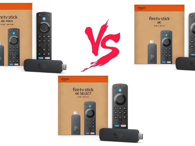 Fire TV Stick 4K Max vs Fire TV Stick 4K vs Fire TV Stick 4K