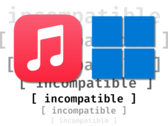 Apple Music and Windows truly feel like they are incompatible - that Apple did a half-assed job of porting one of their key apps to the most popular PC OS in the world. (Image source: Apple, Microsoft, Anubhav Sharma - Notebookcheck)