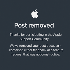 Apple community support (Image source: Apple - screenshot)