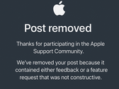 Apple community support (Image source: Apple - screenshot)