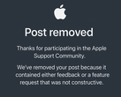 Apple community support (Image source: Apple - screenshot)