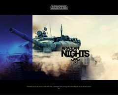 Armored Warfare 0.28 with Arabian Nights 2 campaign loading screen