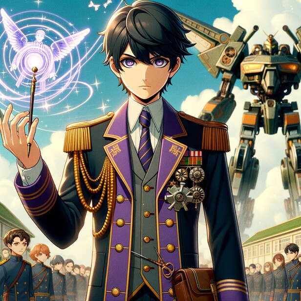 Lelouch, a bright young man that made it his mission to defeat a huge empire (Image source: AI generated)
