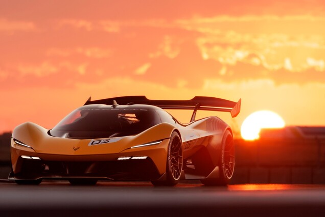 The Corvette CX.R Vision Gran Turismo with the iconic yellow and black livery of Corvette Racing (Image source: GM)