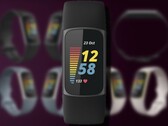The Fitbit Charge 5 fitness tracker could be released in the fourth quarter of 2021. (Image source: Fitbit/@evleaks - edited)