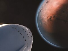 An image showing a spaceship heading towards a planet. (Image source: SpaceX - Pexels)