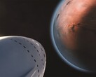 An image showing a spaceship heading towards a planet. (Image source: SpaceX - Pexels)