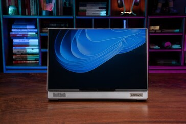 The foldable screen of the concept device. (Image source: Lenovo)
