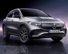 The Mercedes EQA 250+ has a capacity of 71 kWh and therefore offers the largest battery in the entire EQA lineup of compact SUVs (Image: Mercedes-Benz)