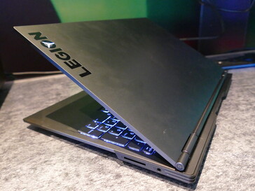 Some hands-on images of the Legion Y740S from CES. (Source: NBC)