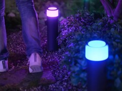 The Philips Hue Calla Large outdoor pedestal light has launched in the US. (Image source: Philips Hue)