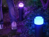The Philips Hue Calla Large outdoor pedestal light has launched in the US. (Image source: Philips Hue)