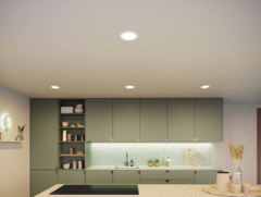 The Philips Hue Slim recessed lights offer white and colored lighting. (Image source: Philips Hue)