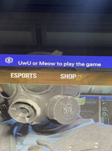 Hackers writing custom messages in Rainbow Six Siege. (Image Source: Pirat_Nation)