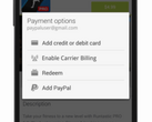 Google Play Store now accepts PayPal as a payment option