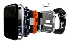 Spectra watch exploded view (Image Source: Pocuter on Kickstarter)