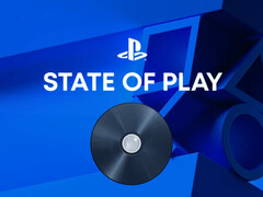 Banner for PlayStation State of Play with PS5 disc shown