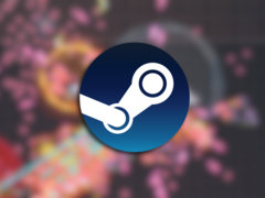 In Bioprototype, players have to build their own flesh monstrosities using over 80 unique organs, mixing them across 24 characters and skill trees. Pictured - The Steam logo against a blurred out snapshot from the game. (Image source: Steam - Edited)