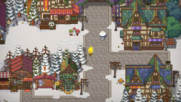 Just like Stardew Valley, Sun Haven features different seasons. (Pictured: A screenshot from Sun Haven.)