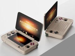 Ayaneo will sell the Flip 1S KB and 1S DS in more colours than the Retro Power finish shown here. (Image source: Ayaneo)