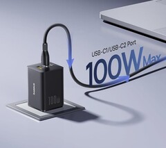 The Baseus 100-watt GaN charger with triple output ports has dropped to a new record-low price on Amazon. (Image source: Amazon)