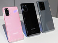 The Samsung Galaxy S20 trio.