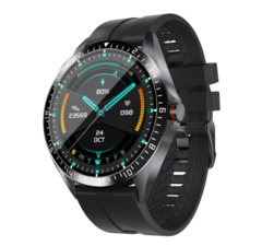 GW16: A Huawei Watch GT 2 lookalike with an IPS display and a thermometer for under US$25. (Image source: Bakeey)