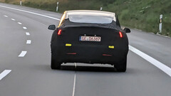 Tesla Model 3 Highland on the A4 Autobahn near Lichtenau (image: mrxrx2/X)