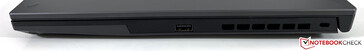 Asus TUF A15 ports on the right side. (Image source: Notebookcheck)