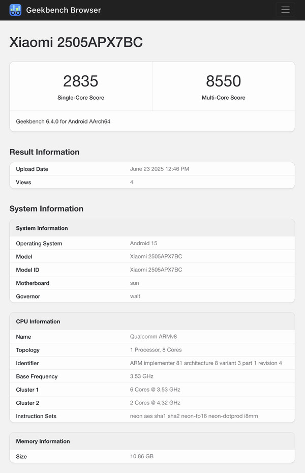 (Image source: Geekbench)