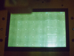 The matrix LED behind the LCD