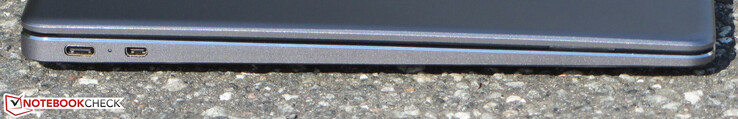Left-hand side: USB 3.2 Gen 1 Type-C, micro HDMI