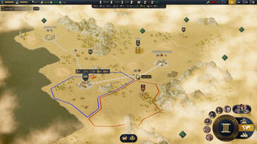 An image showing the world map in Citadelum.