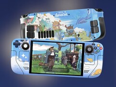 Steam Deck with a custom Hotel Galactic wrap. (Image Source: Ancient Forge)