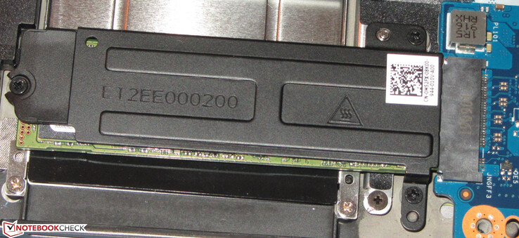 An SSD serves as a system drive