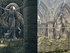 Side by side images of the actual set and ingame screenshots.