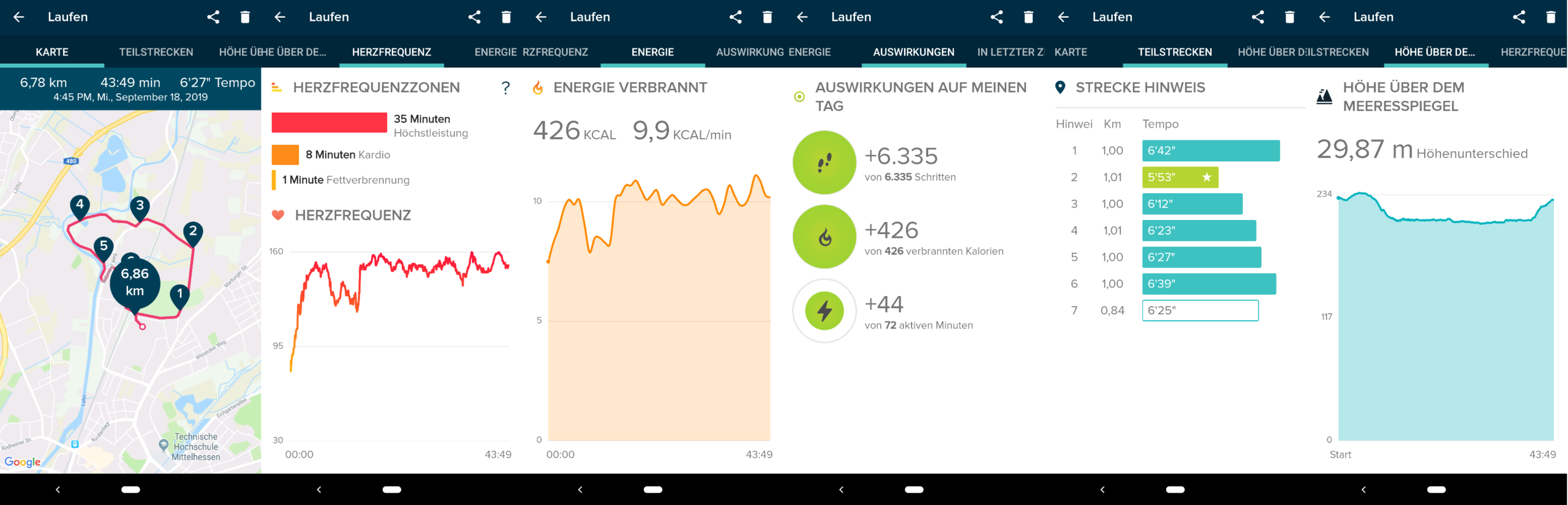 map my run fitbit versa